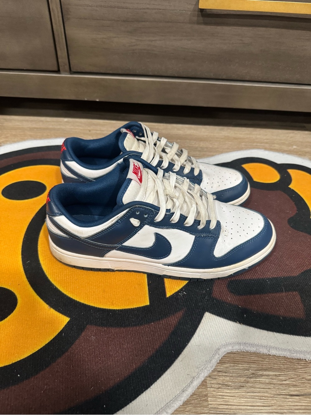 Nike Dunk Low Valerian Blue/White Low Top Lace Up Sneakers Size 10.5